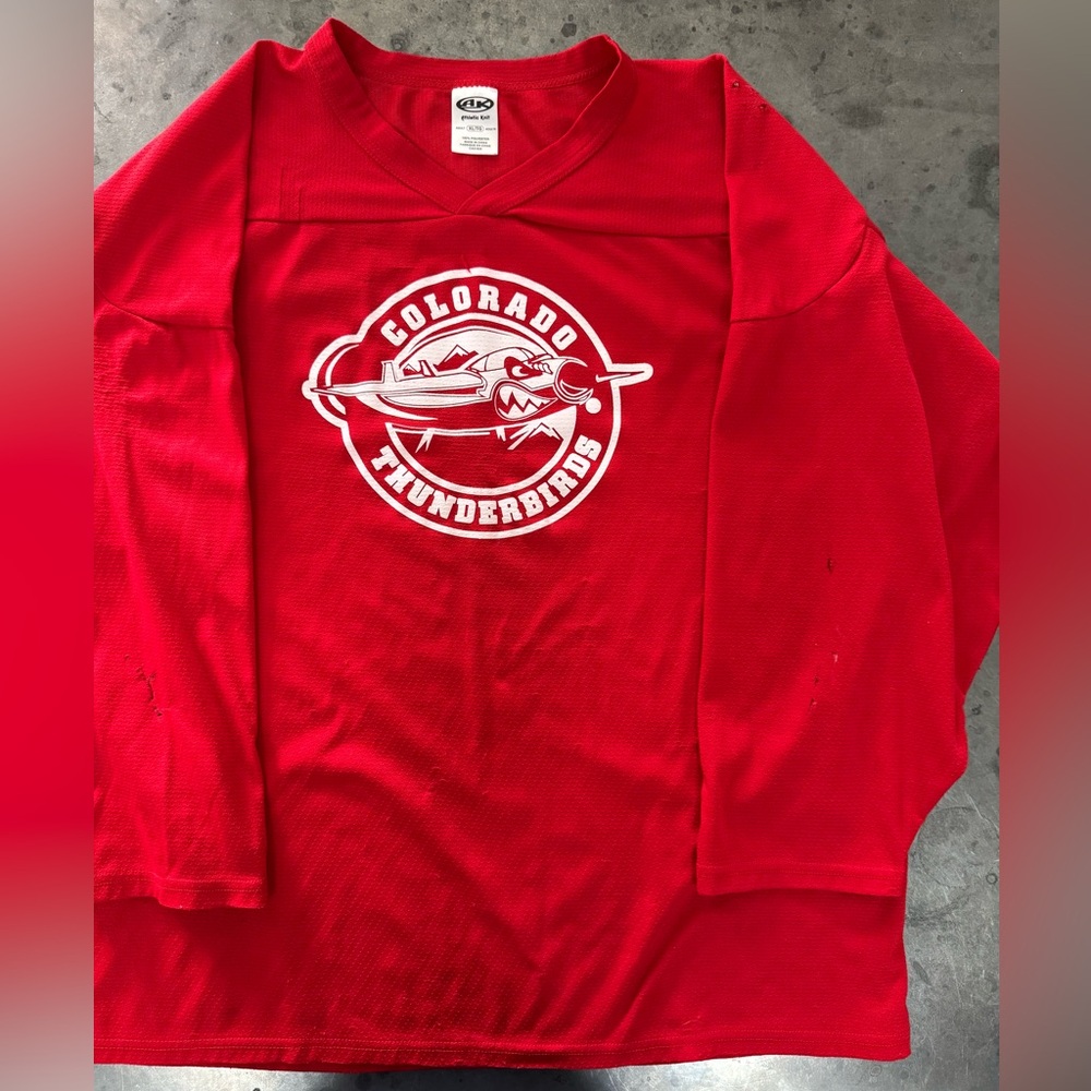 Colorado Thunderbirds‎ hockey jersey Red size XL